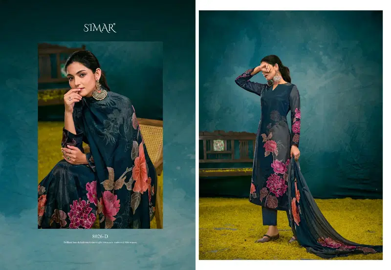 Jhalak By Glossy Crape Printed Dress Material Exporters In India